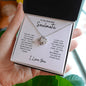 Beautiful Soulmate Missing Piece Love Knot Necklace