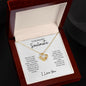 Beautiful Soulmate Missing Piece Love Knot Necklace