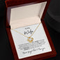 Wife Never Forget Love Knot Necklace