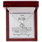 Wife Never Forget Love Knot Necklace