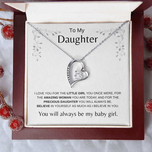 Daughter Amazing Woman Forever Love Necklace