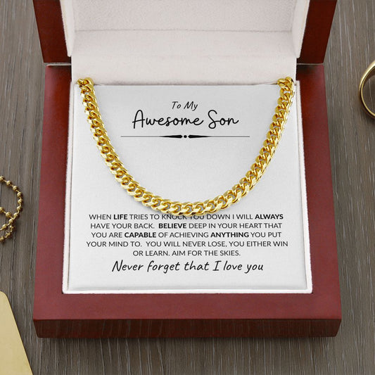 Awesome Son Cuban Link Necklace